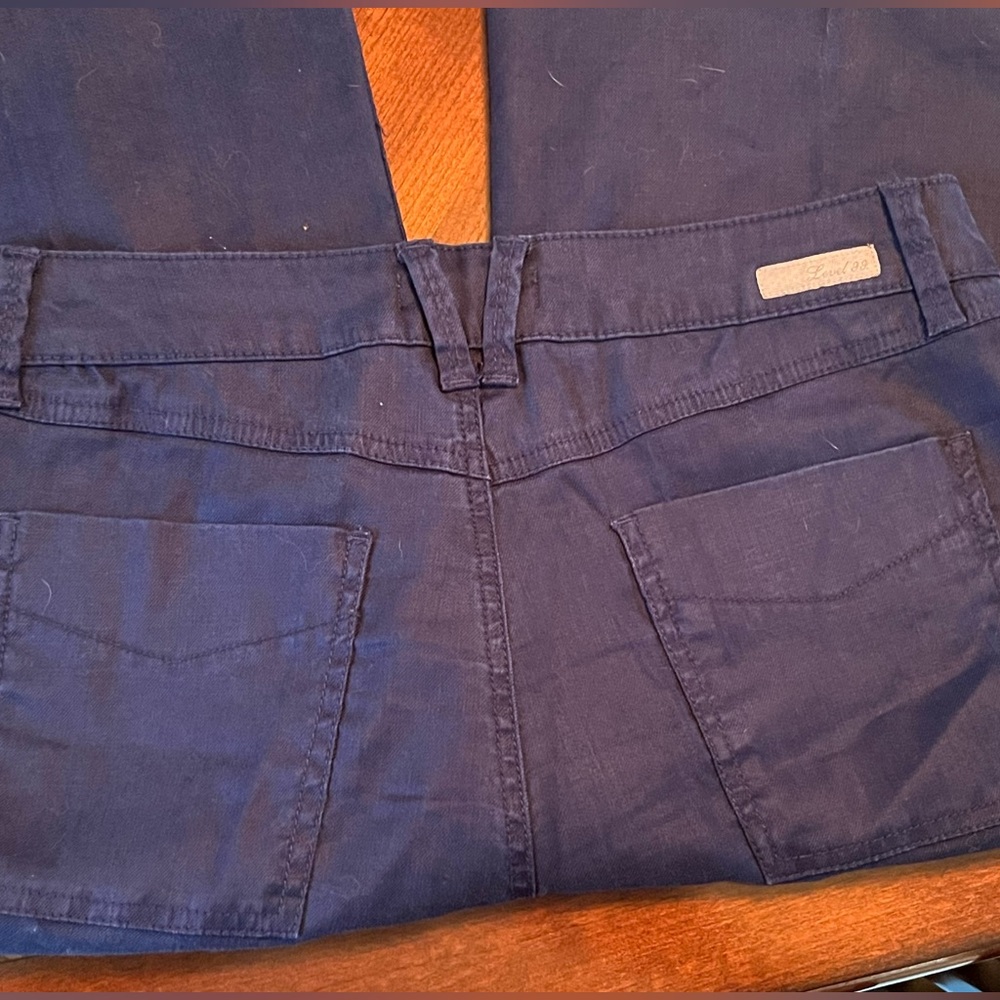 Anthropologie Level 99 Dark Blue Chinos - Picture 4 of 7